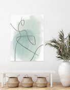 Follow Green II by PI  Studio on GIANT ART - green linear lines