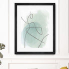 Follow Green II by PI  Studio on GIANT ART - green linear lines