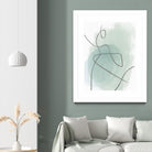 Follow Green II by PI  Studio on GIANT ART - green linear lines