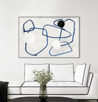 Midblue I by PI Studio on GIANT ART - blue linear