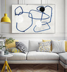 Midblue I by PI Studio on GIANT ART - blue linear