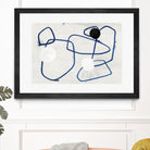 Midblue I by PI Studio on GIANT ART - blue linear