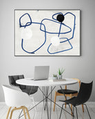 Midblue I by PI Studio on GIANT ART - blue linear