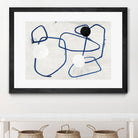 Midblue I by PI Studio on GIANT ART - blue linear