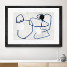 Midblue I by PI Studio on GIANT ART - blue linear