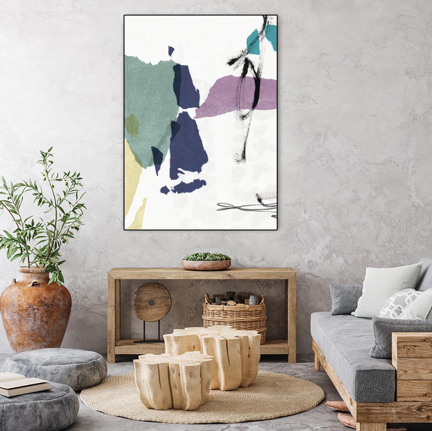 Grapeseed I by PI Studio on GIANT ART - green abstract abstract