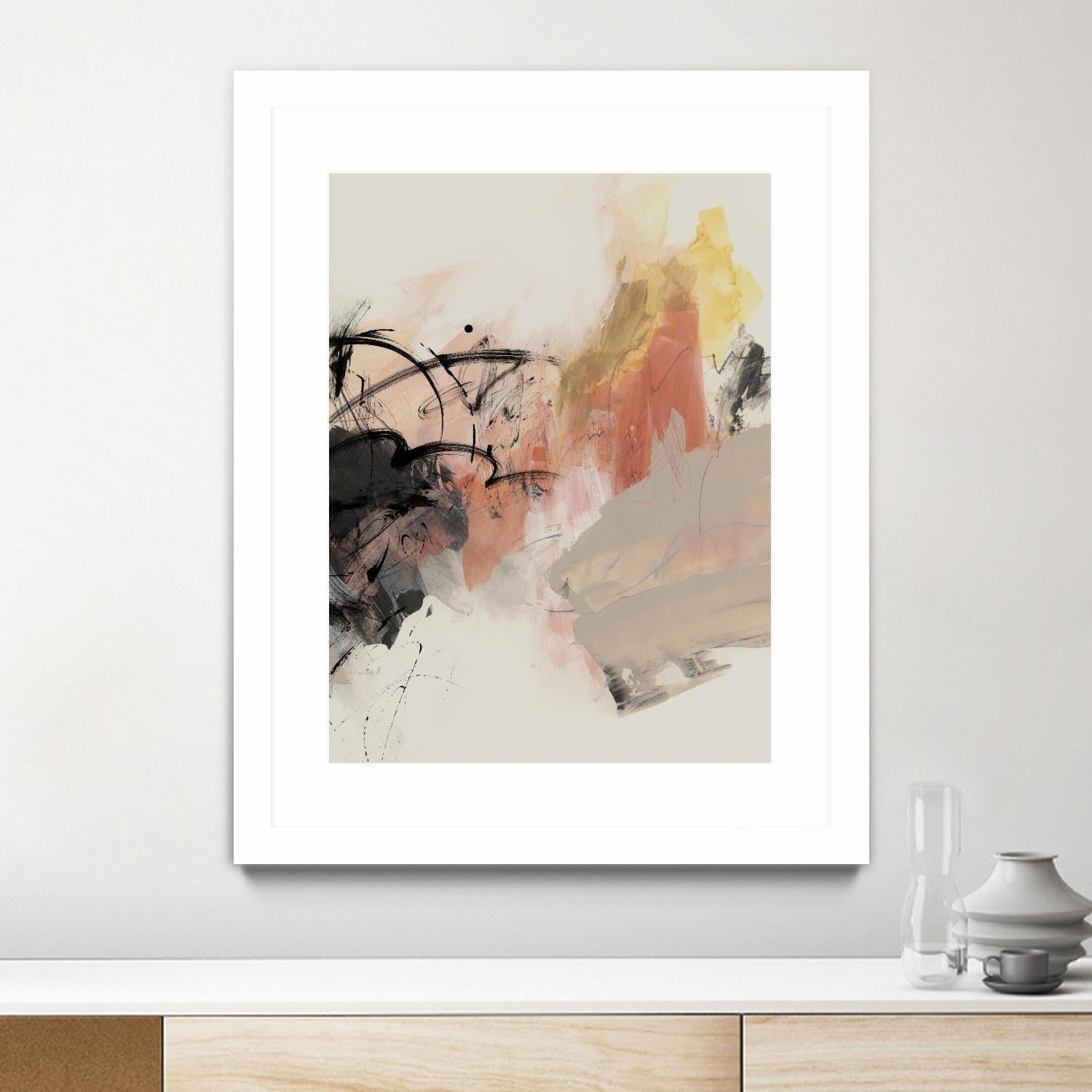 Grapefruit I by PI Studio on GIANT ART - pink abstract abstract