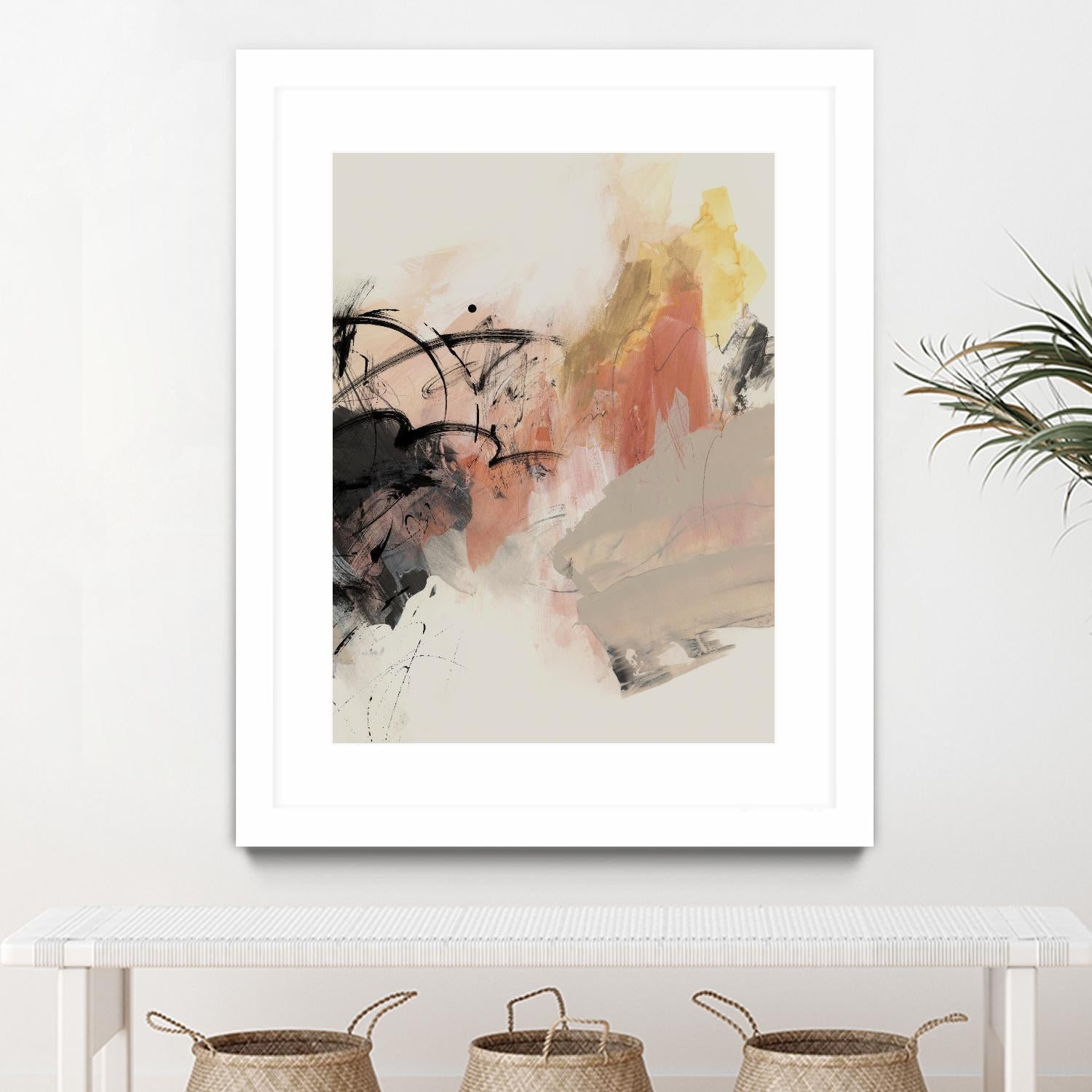 Grapefruit I by PI Studio on GIANT ART - pink abstract abstract