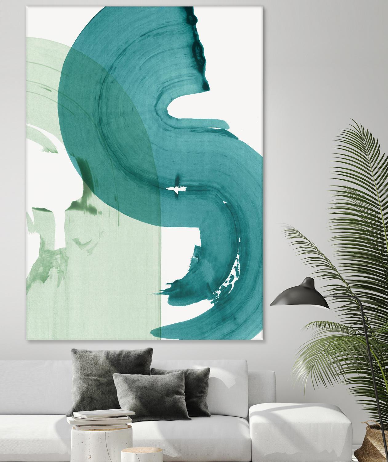 Green Movement I by PI Studio on GIANT ART - green abstract abstract