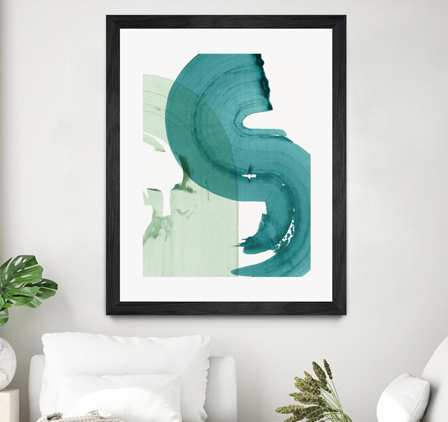 Green Movement I by PI Studio on GIANT ART - green abstract abstract