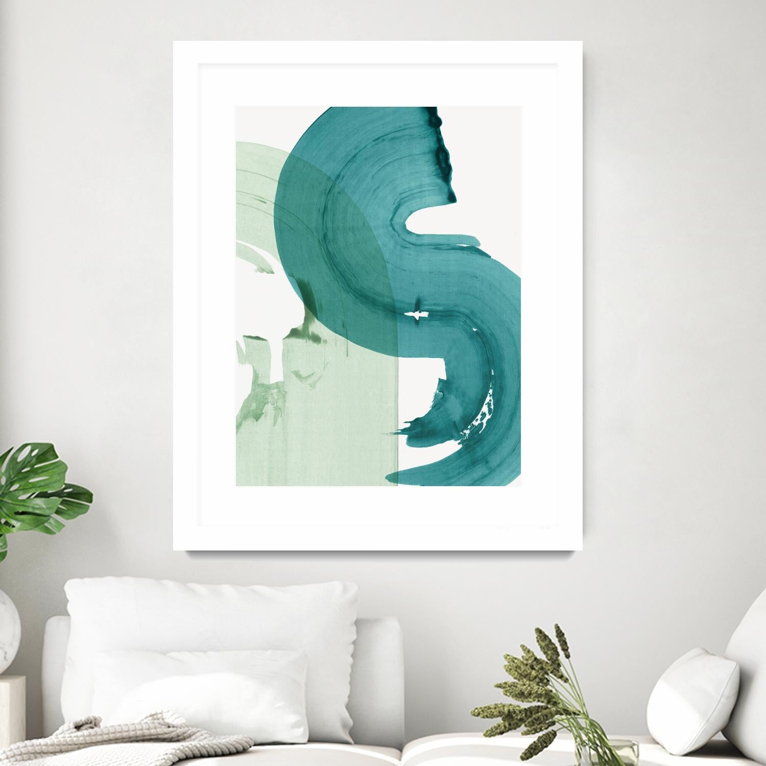 Green Movement I by PI Studio on GIANT ART - green abstract abstract