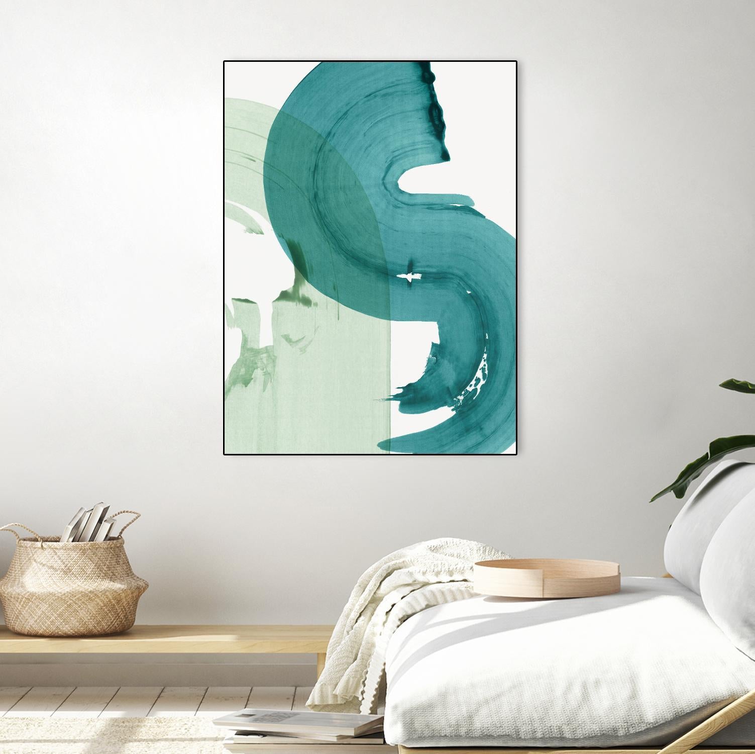 Green Movement I by PI Studio on GIANT ART - green abstract abstract