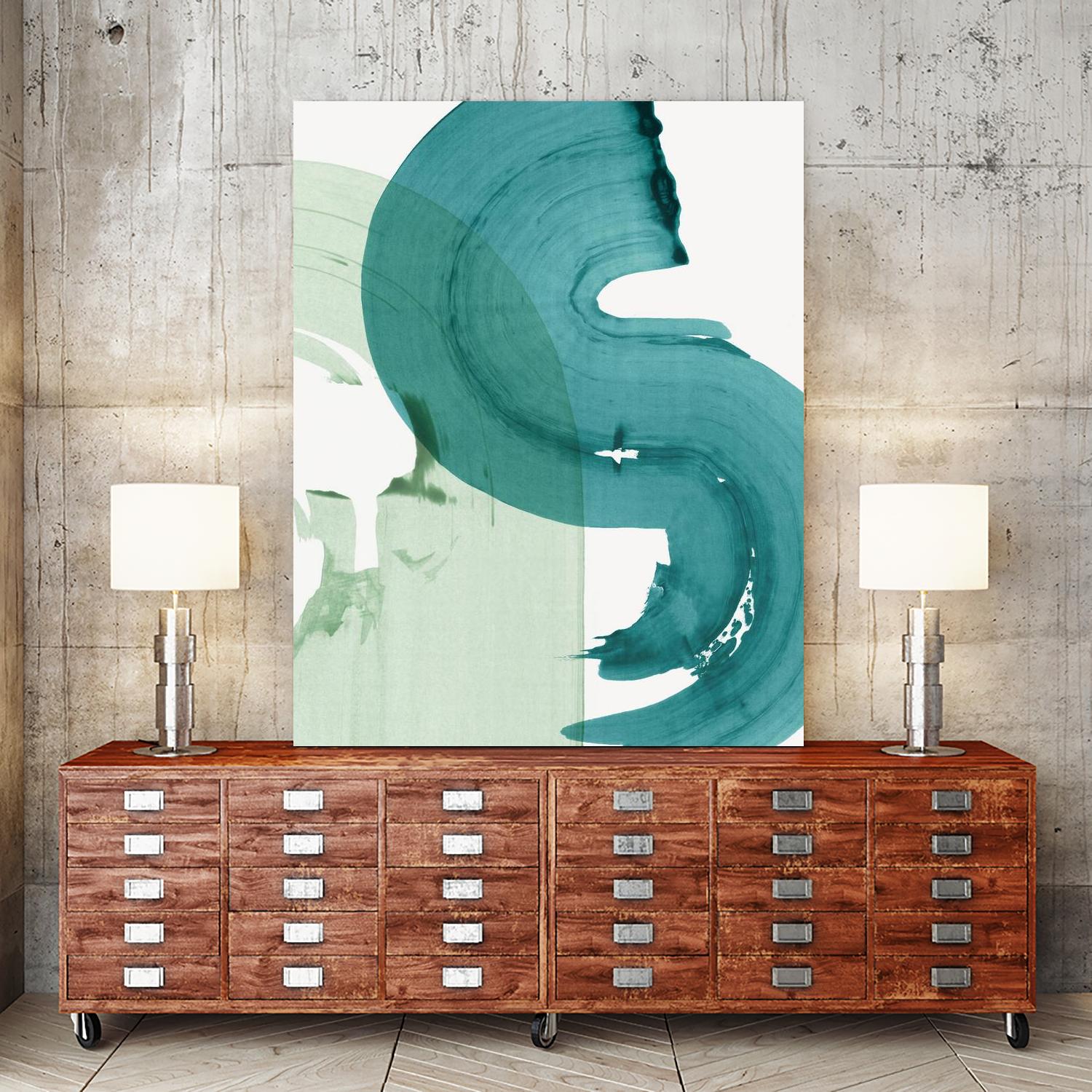 Green Movement I by PI Studio on GIANT ART - green abstract abstract