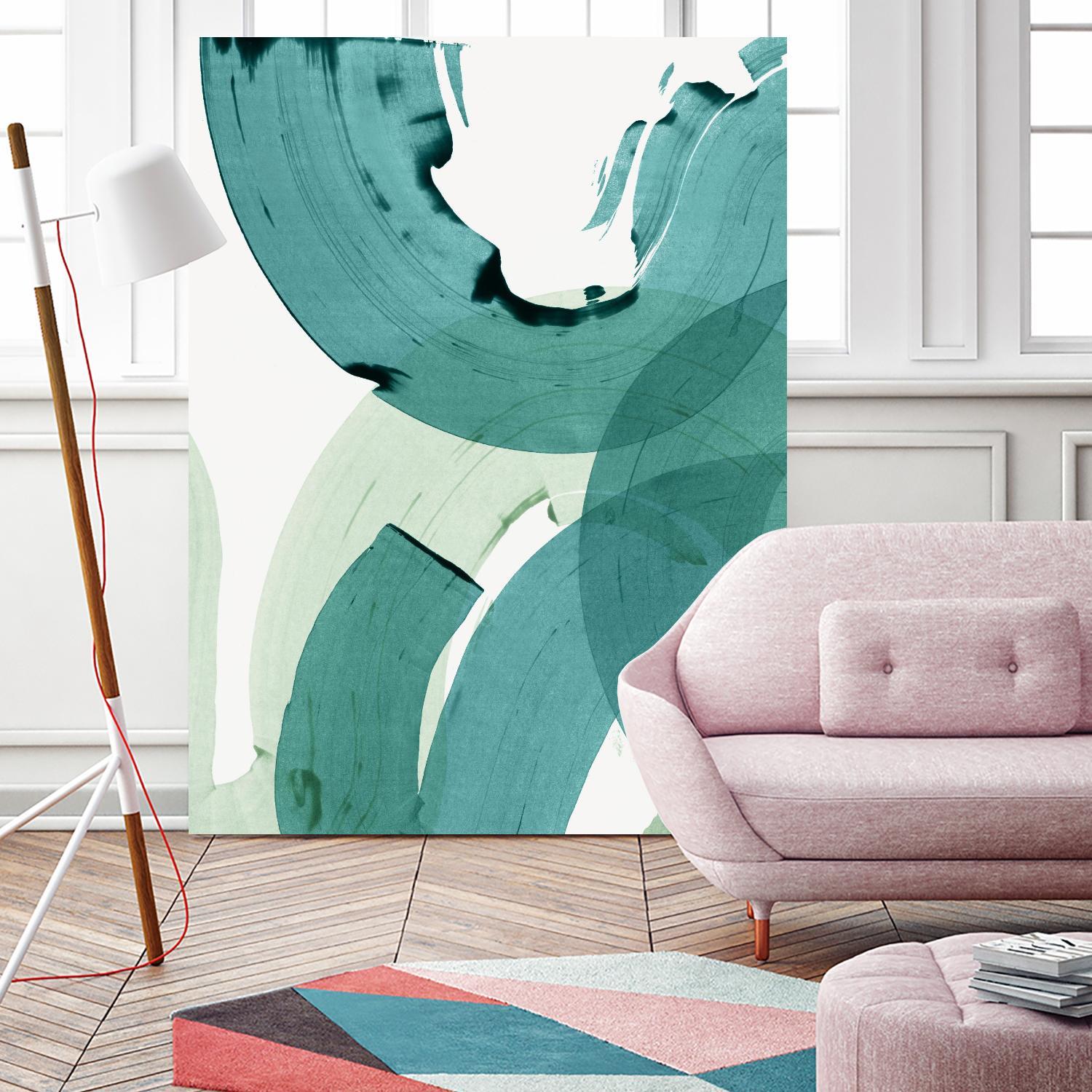 Green Movement II by PI Studio on GIANT ART - green abstract abstract