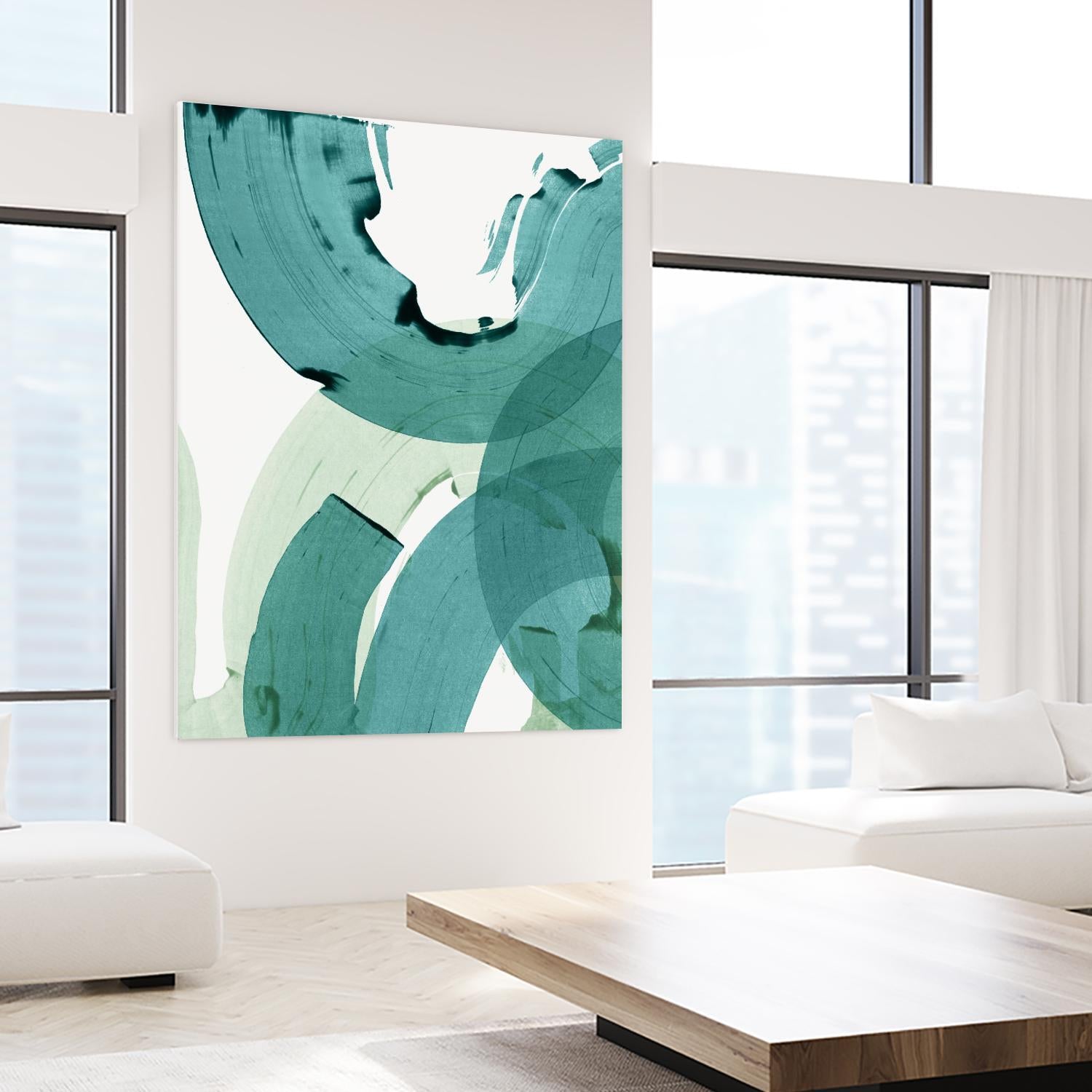 Green Movement II by PI Studio on GIANT ART - green abstract abstract