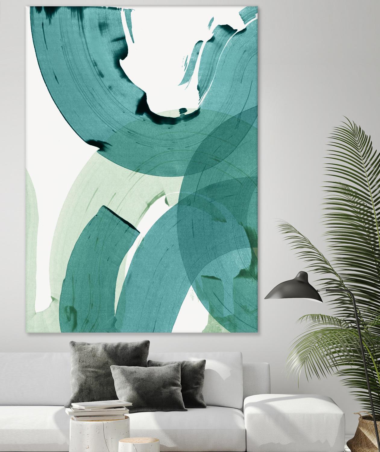 Green Movement II by PI Studio on GIANT ART - green abstract abstract