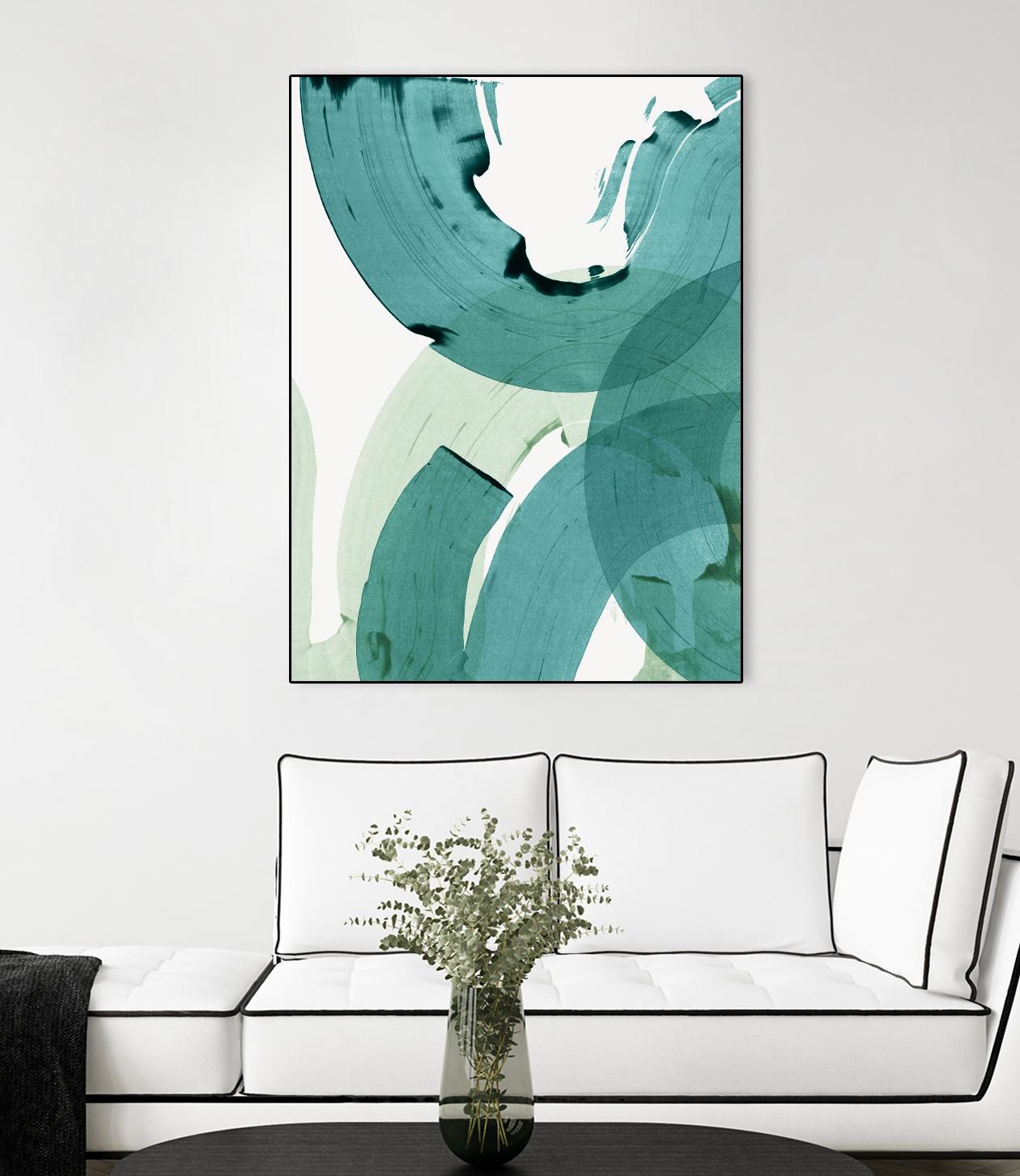 Green Movement II by PI Studio on GIANT ART - green abstract abstract