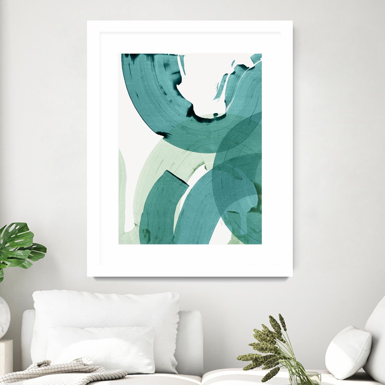 Green Movement II by PI Studio on GIANT ART - green abstract abstract