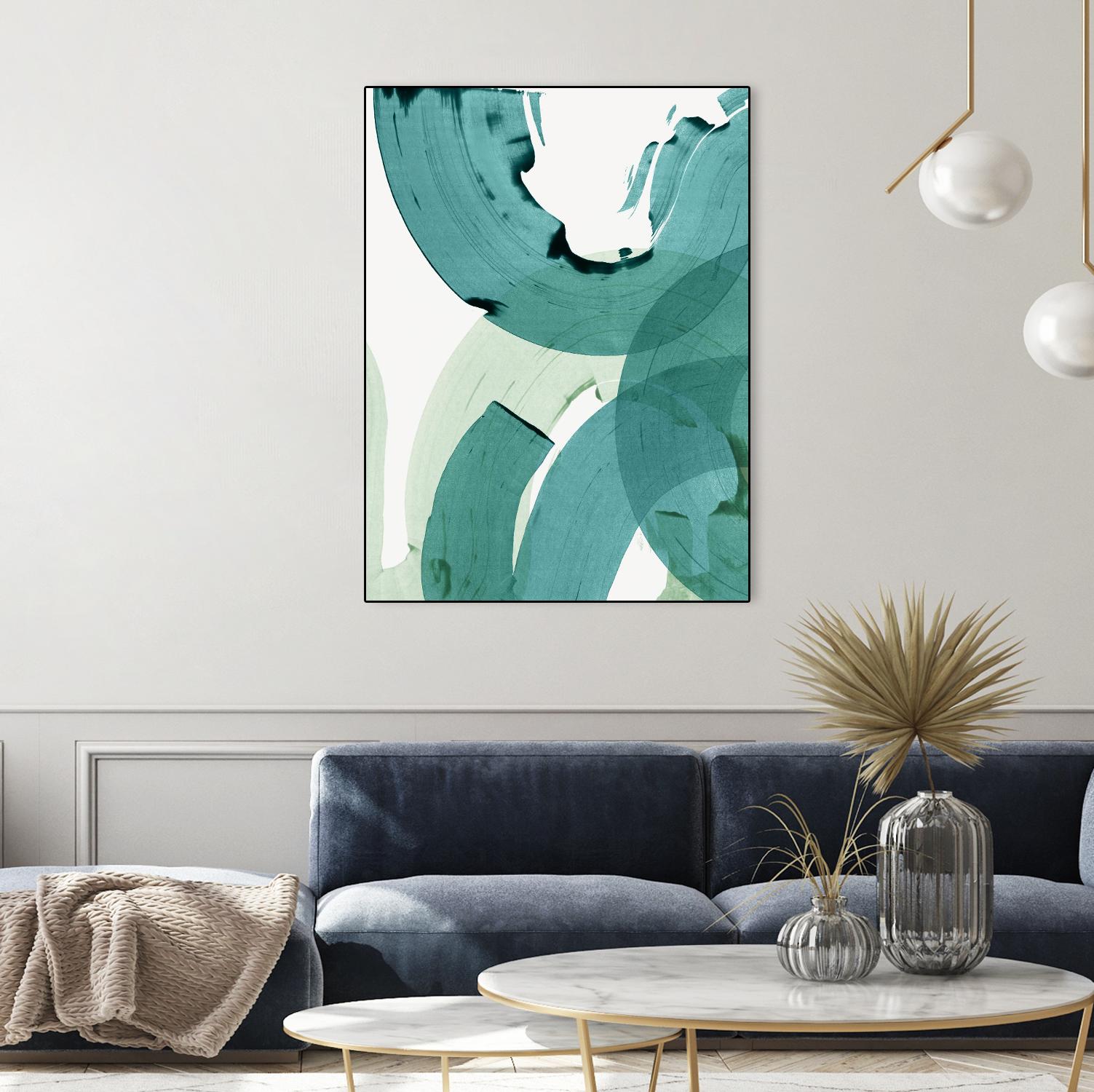 Green Movement II by PI Studio on GIANT ART - green abstract abstract