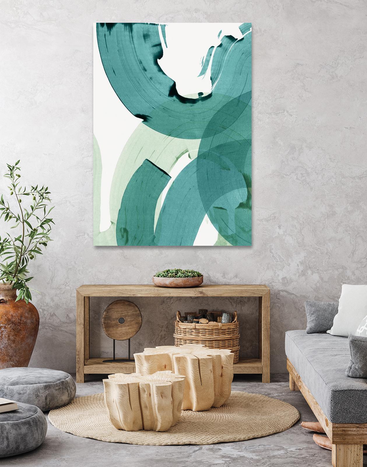 Green Movement II by PI Studio on GIANT ART - green abstract abstract