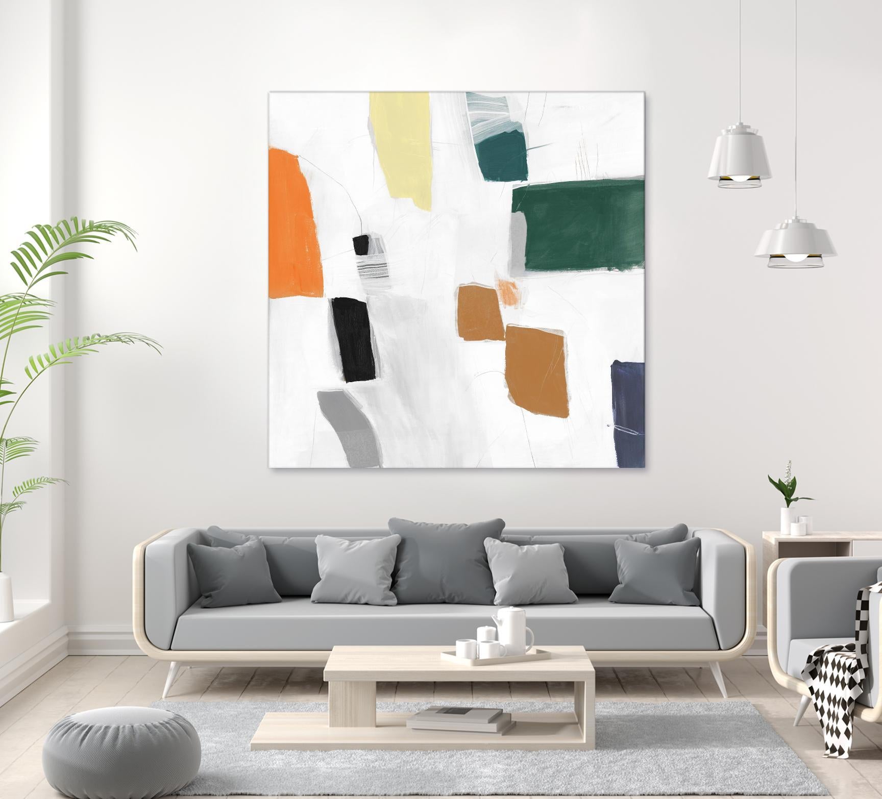 Reflecting Love I by PI Studio on GIANT ART - orange abstract abstract