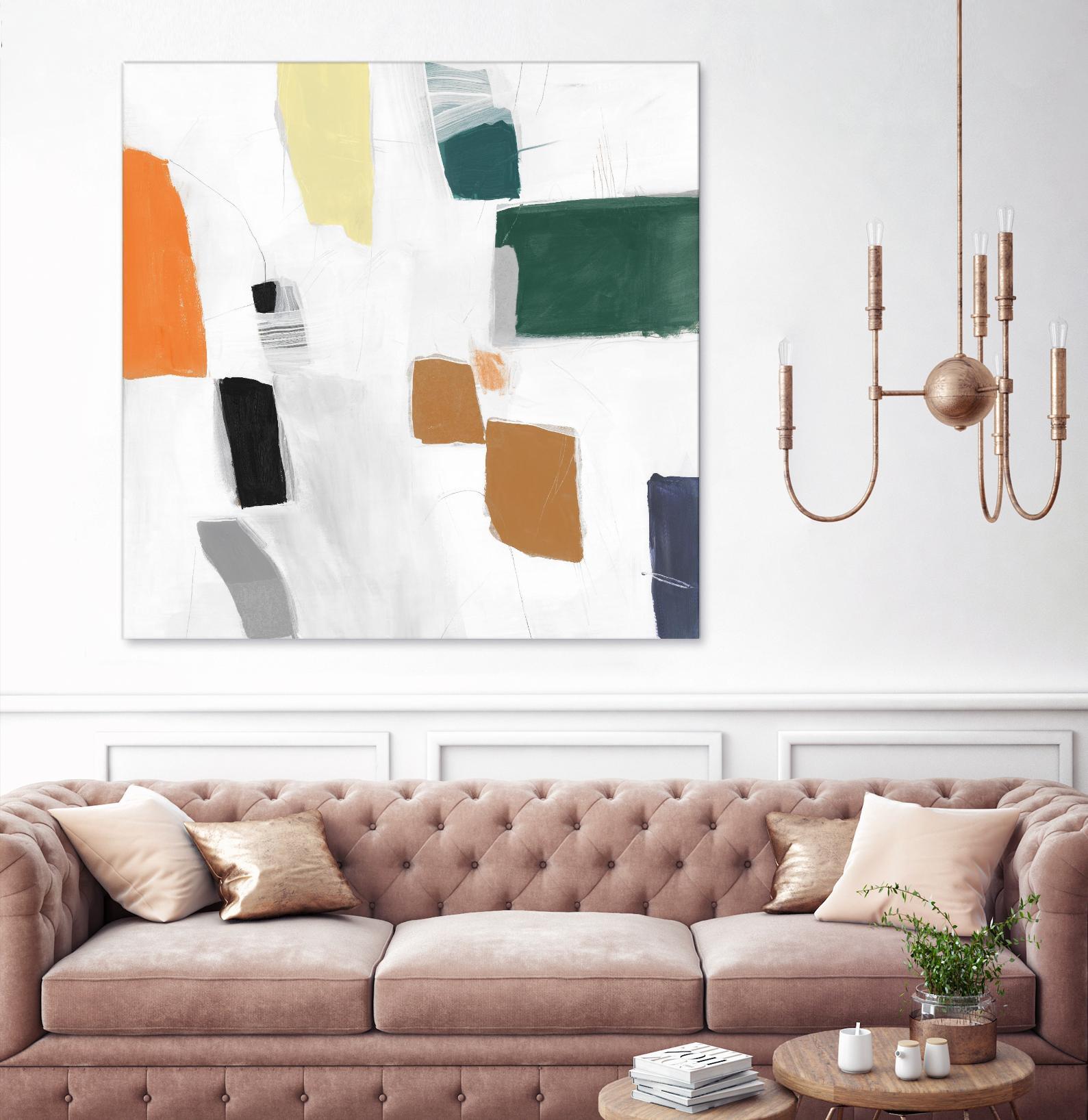 Reflecting Love I by PI Studio on GIANT ART - orange abstract abstract