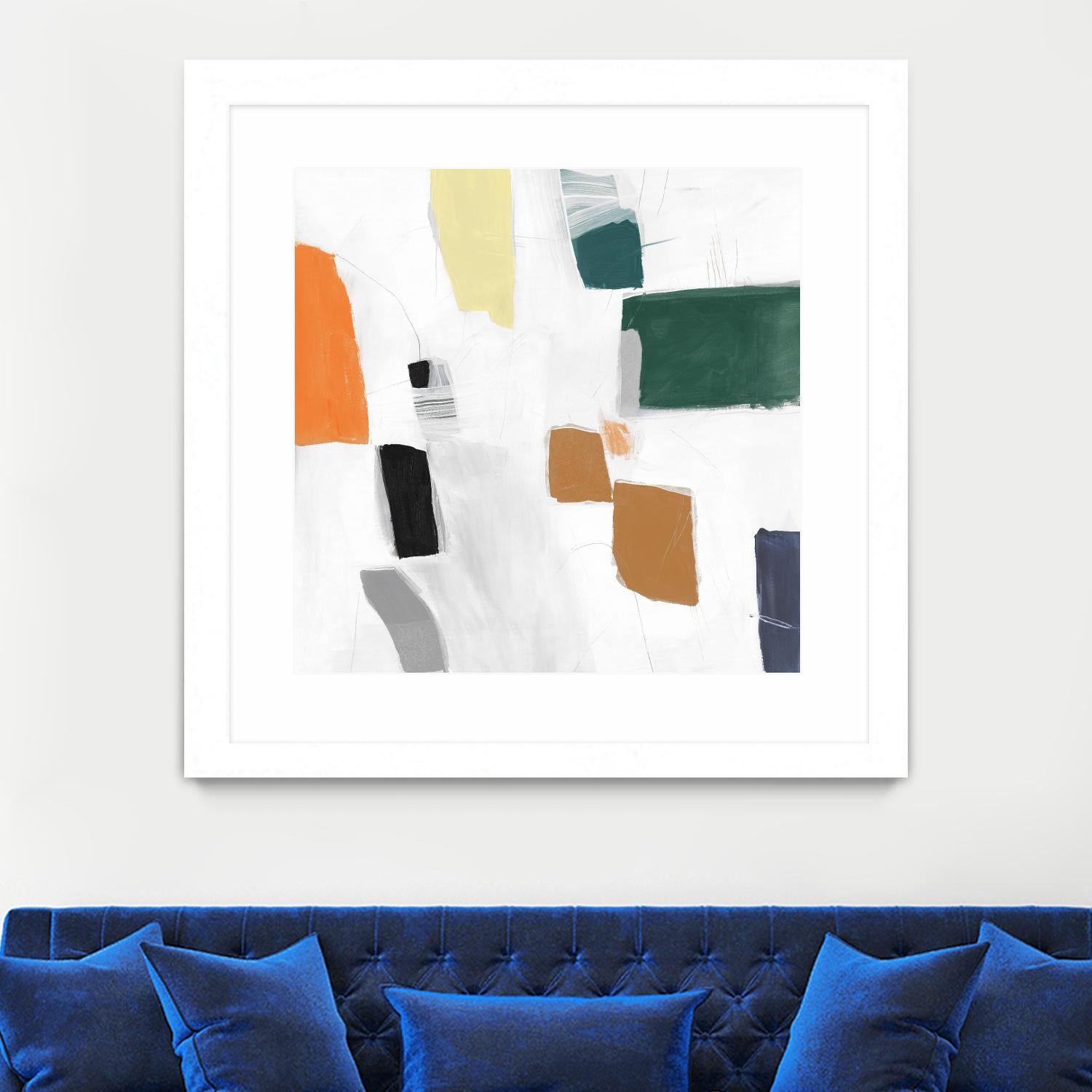 Reflecting Love I by PI Studio on GIANT ART - orange abstract abstract