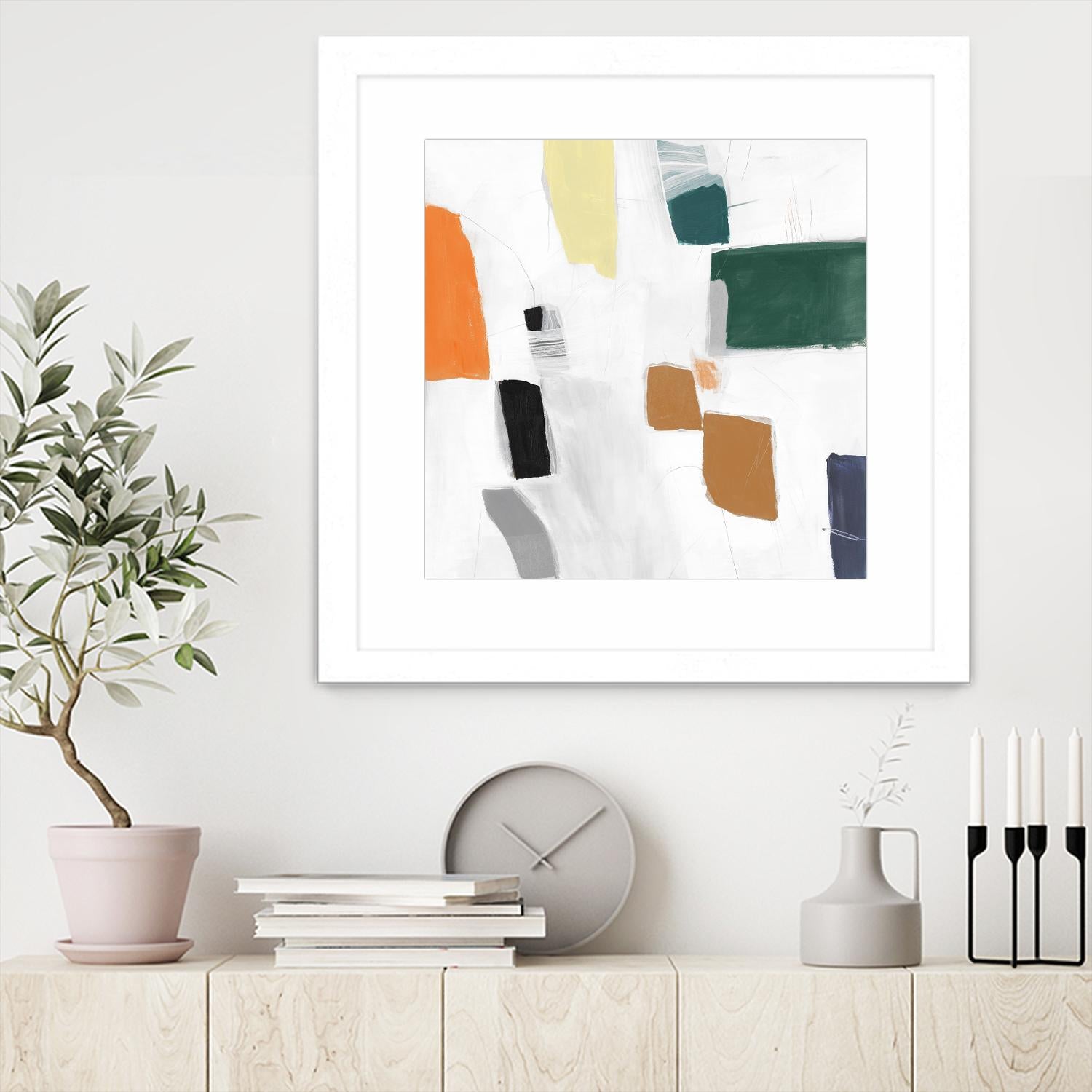 Reflecting Love I by PI Studio on GIANT ART - orange abstract abstract