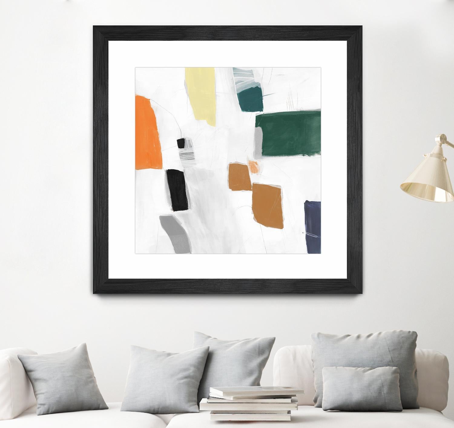 Reflecting Love I by PI Studio on GIANT ART - orange abstract abstract