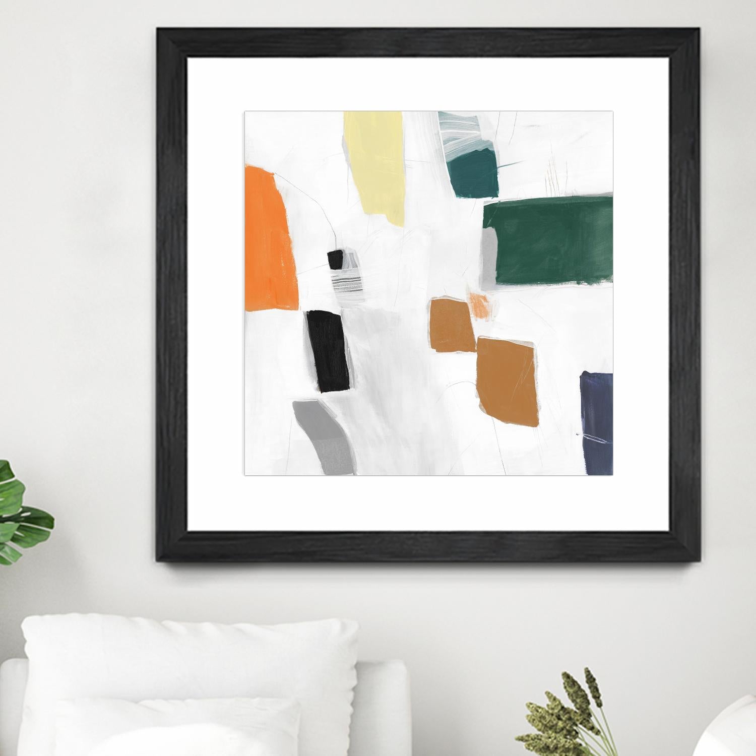 Reflecting Love I by PI Studio on GIANT ART - orange abstract abstract