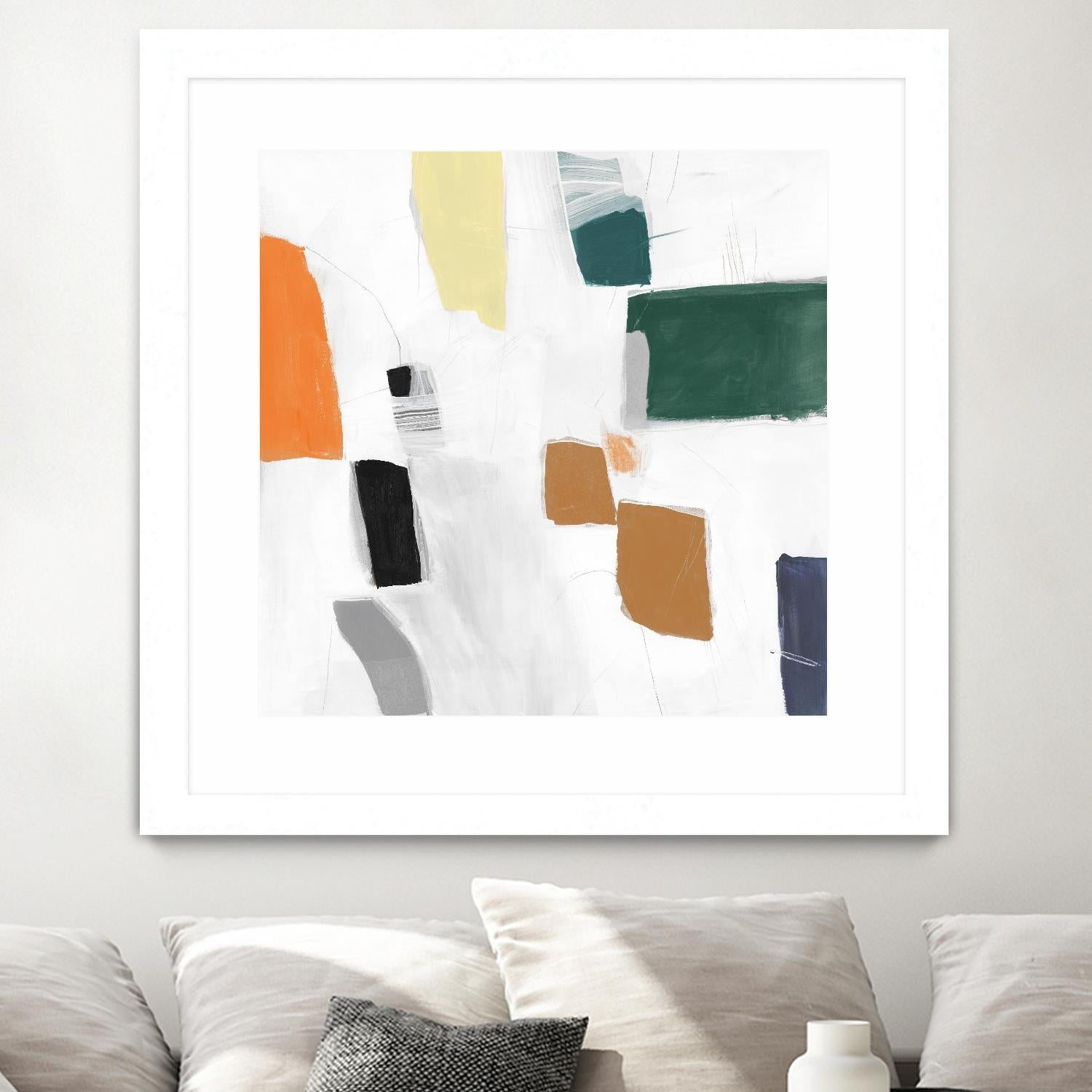 Reflecting Love I by PI Studio on GIANT ART - orange abstract abstract