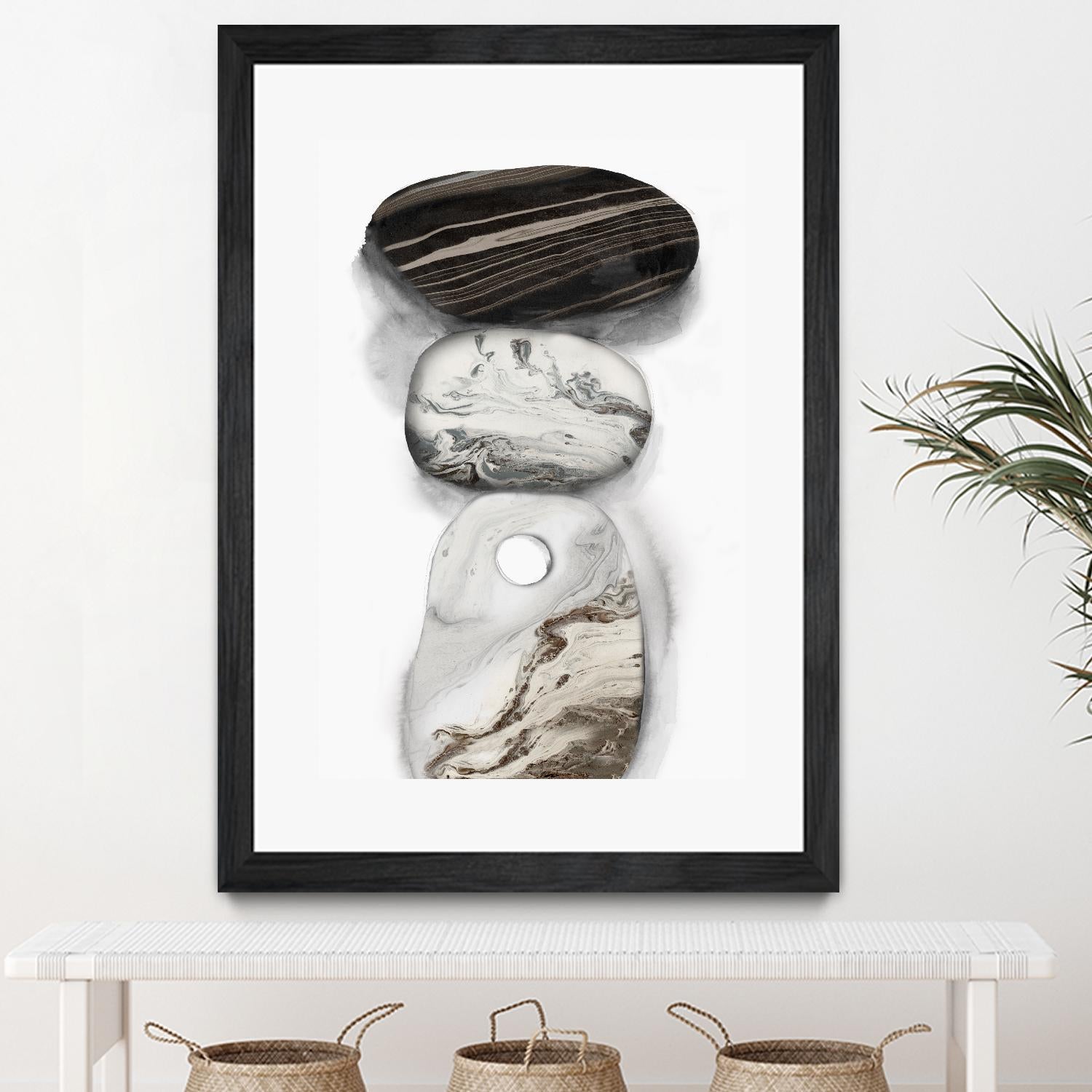 Majestic Rocks I by PI Studio on GIANT ART - white abstract