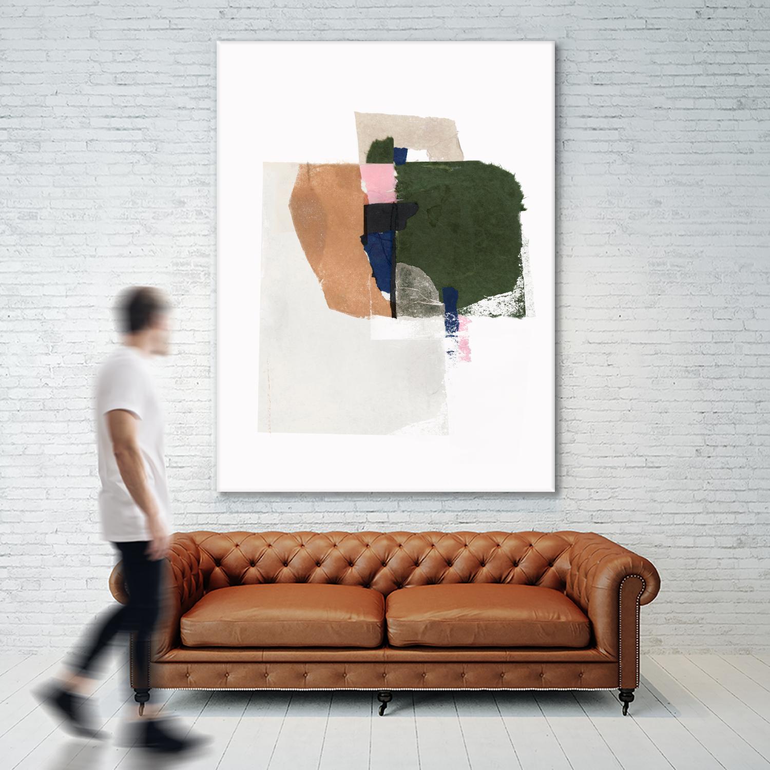 Patchwork Pieces I by PI Studio on GIANT ART - abstract