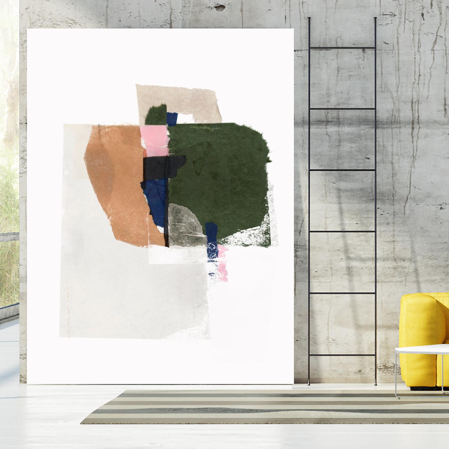 Patchwork Pieces I by PI Studio on GIANT ART - abstract