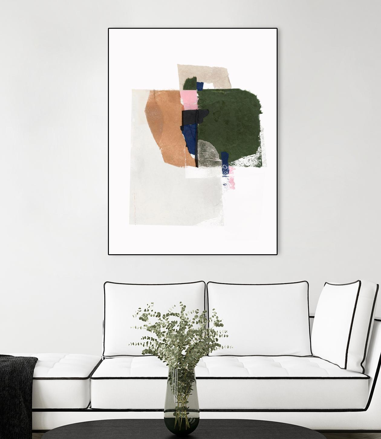 Patchwork Pieces I by PI Studio on GIANT ART - abstract