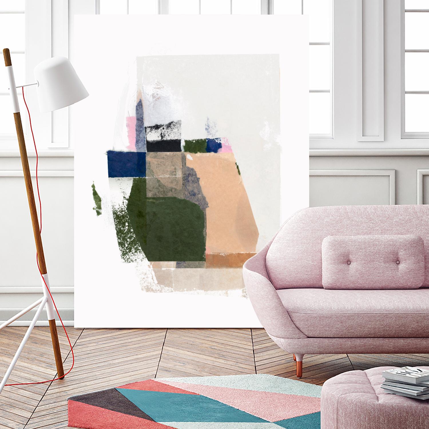 Patchwork Pieces II by PI Studio on GIANT ART - abstract