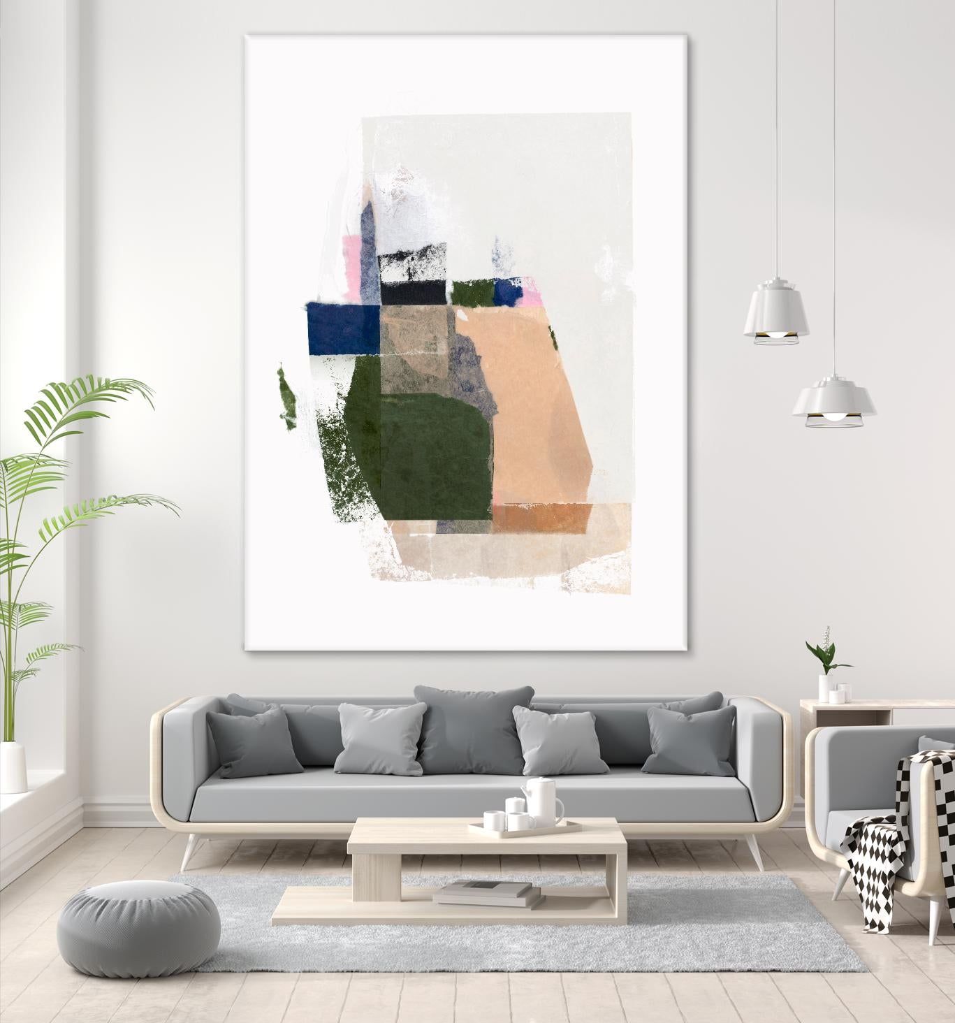 Patchwork Pieces II by PI Studio on GIANT ART - abstract