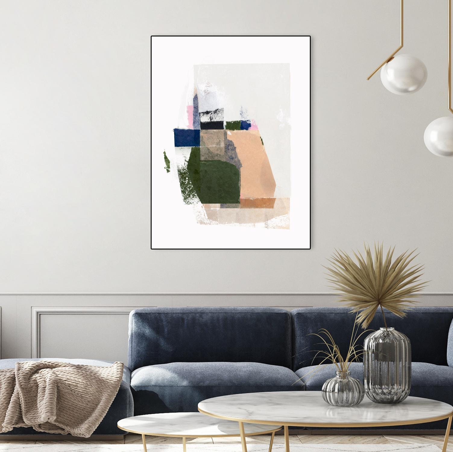 Patchwork Pieces II by PI Studio on GIANT ART - abstract