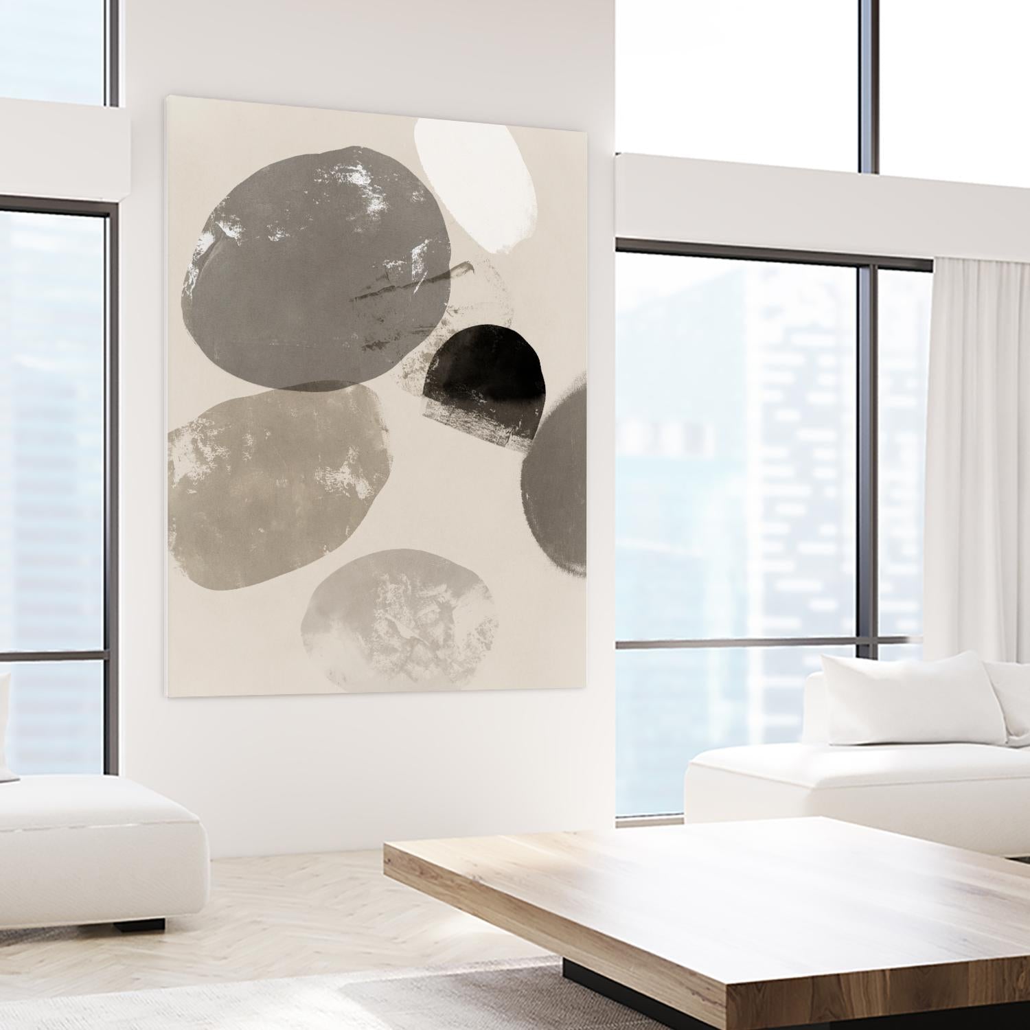 Floating Rocks II by PI Studio on GIANT ART - abstract