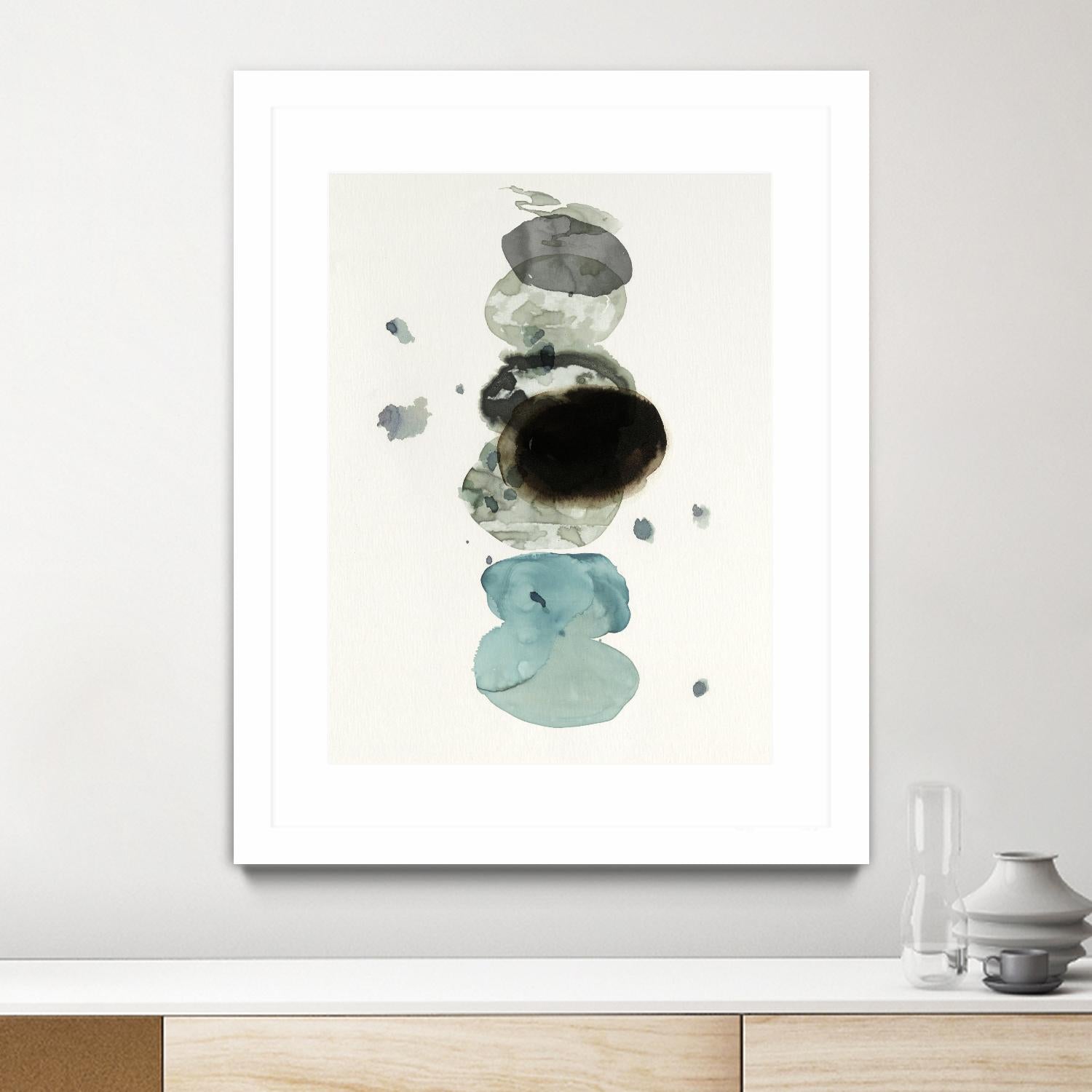 In Order I by PI Studio on GIANT ART - green abstract