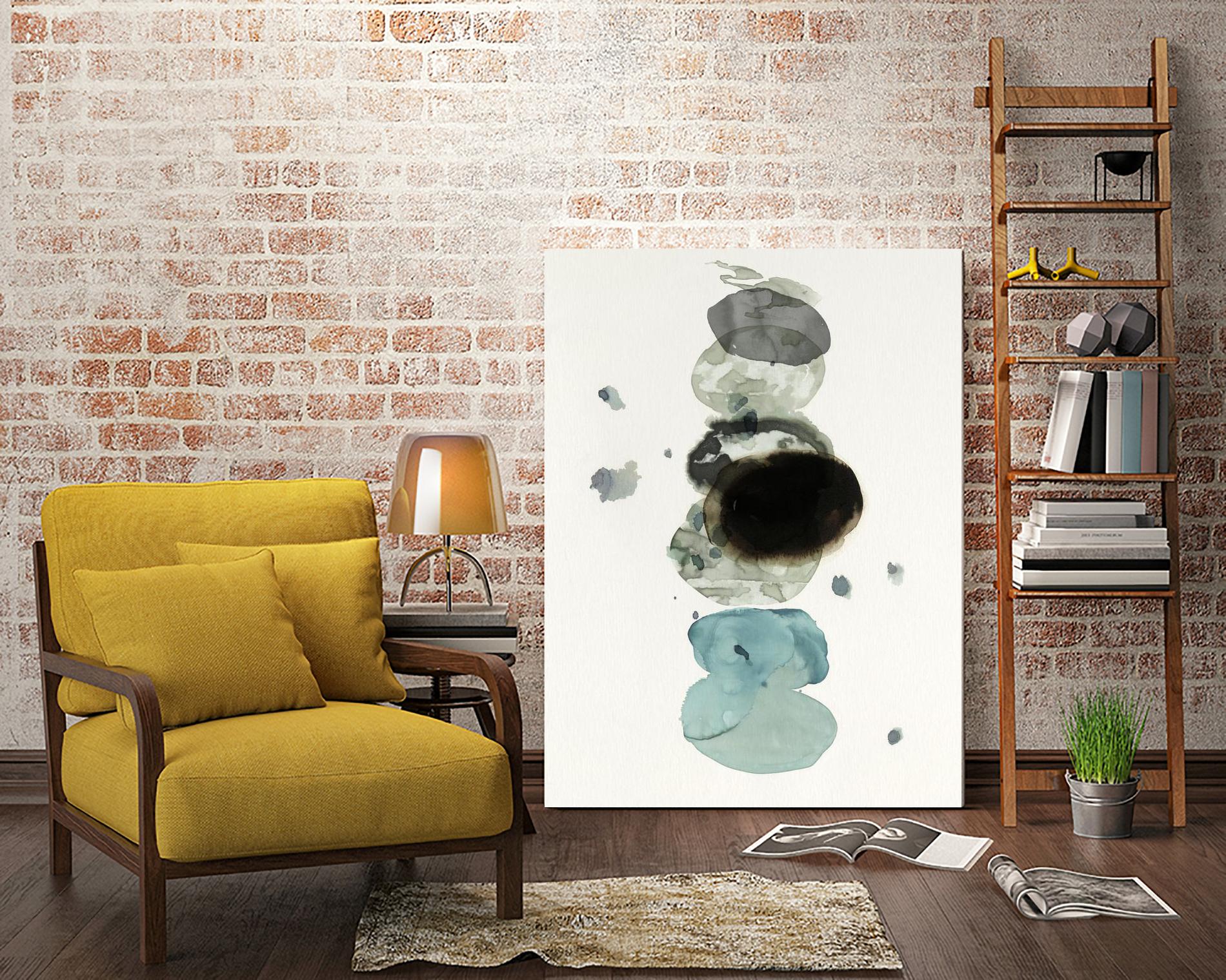 In Order I by PI Studio on GIANT ART - green abstract