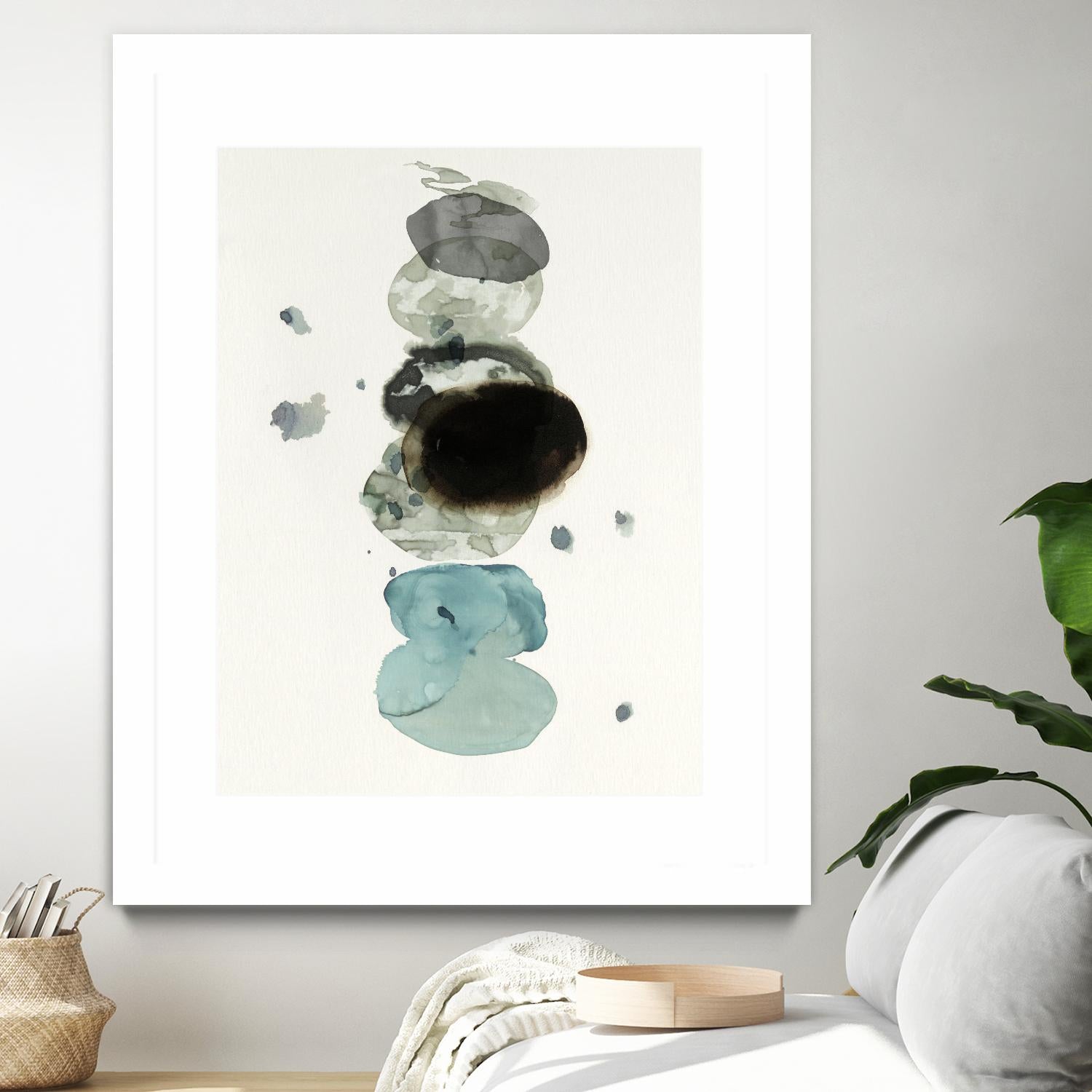 In Order I by PI Studio on GIANT ART - green abstract