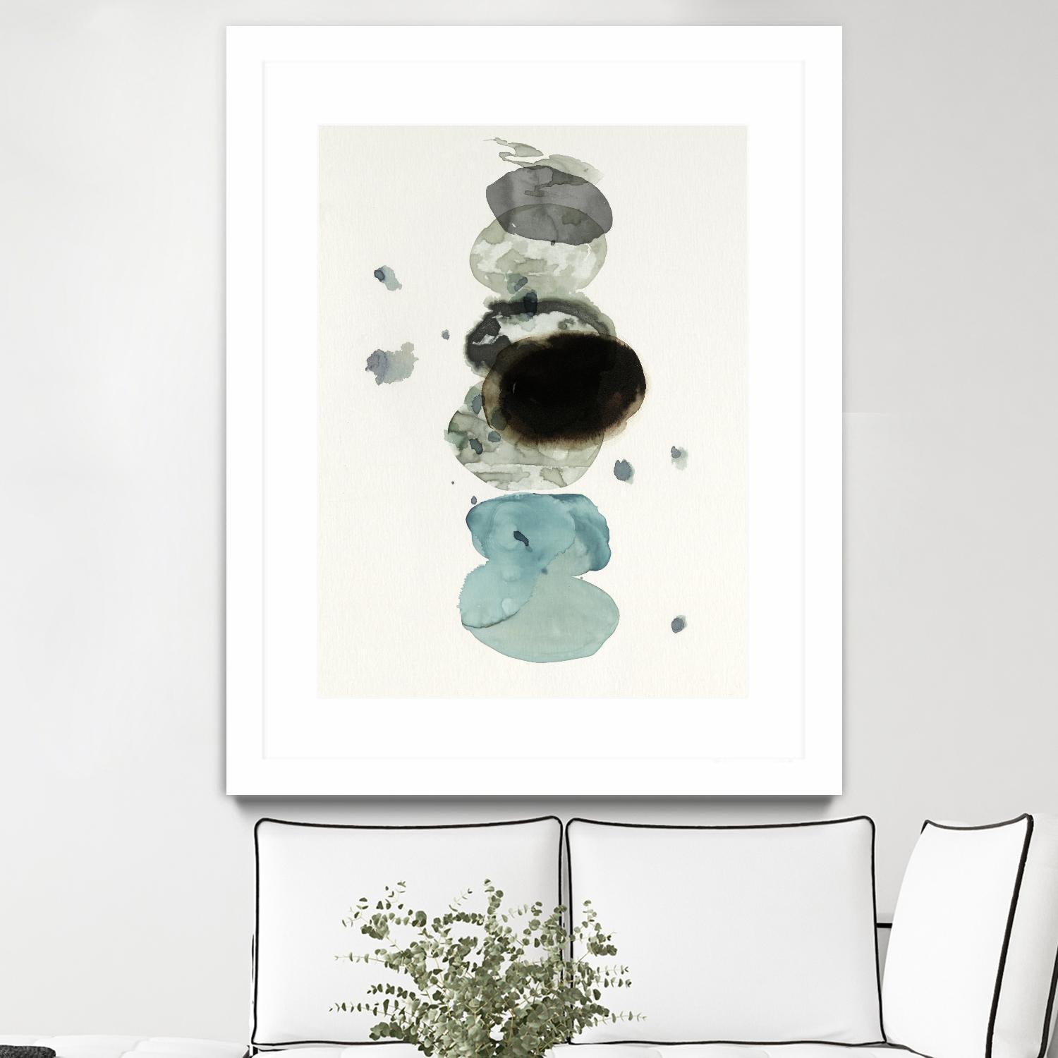 In Order I by PI Studio on GIANT ART - green abstract