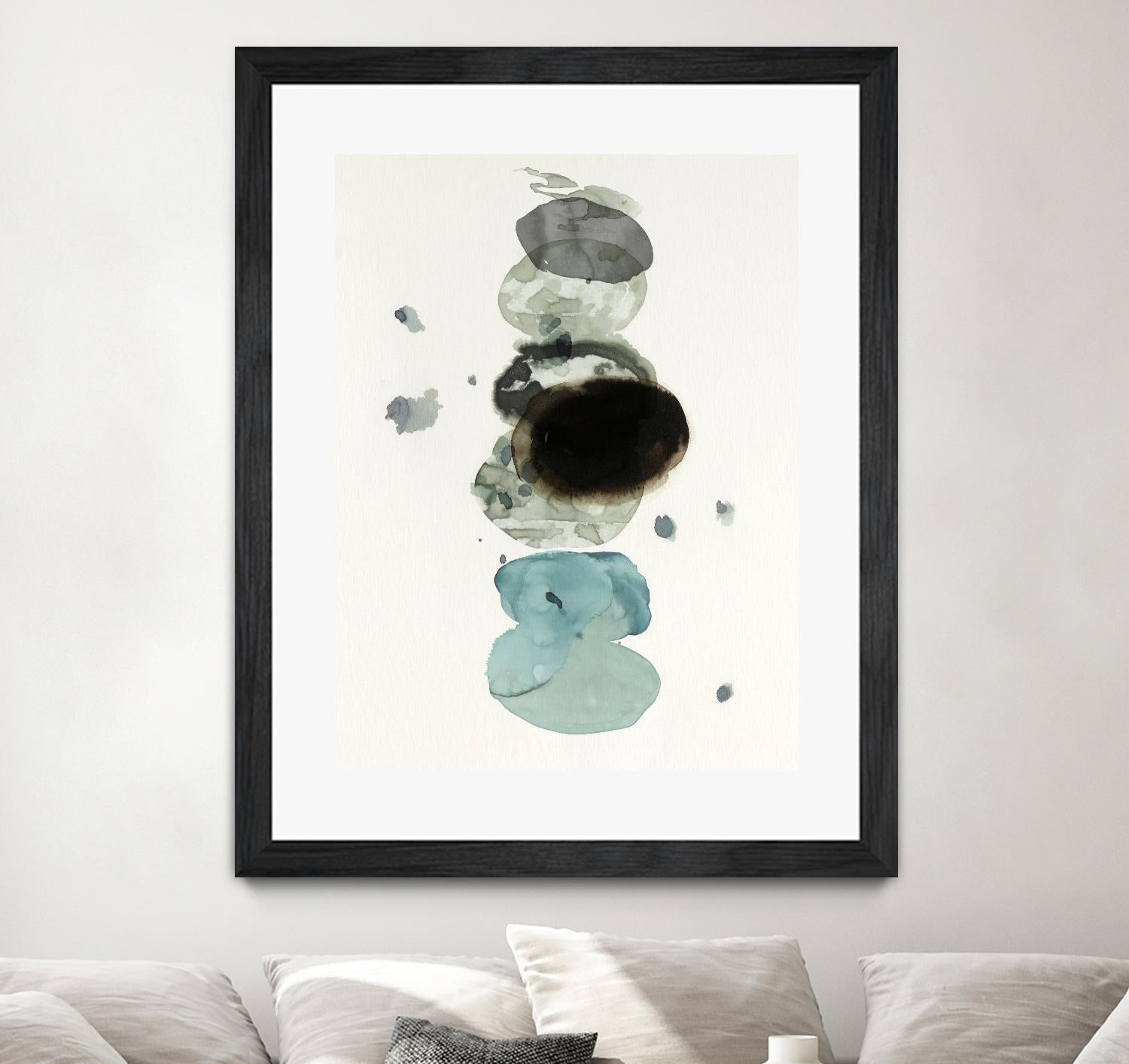 In Order I by PI Studio on GIANT ART - green abstract