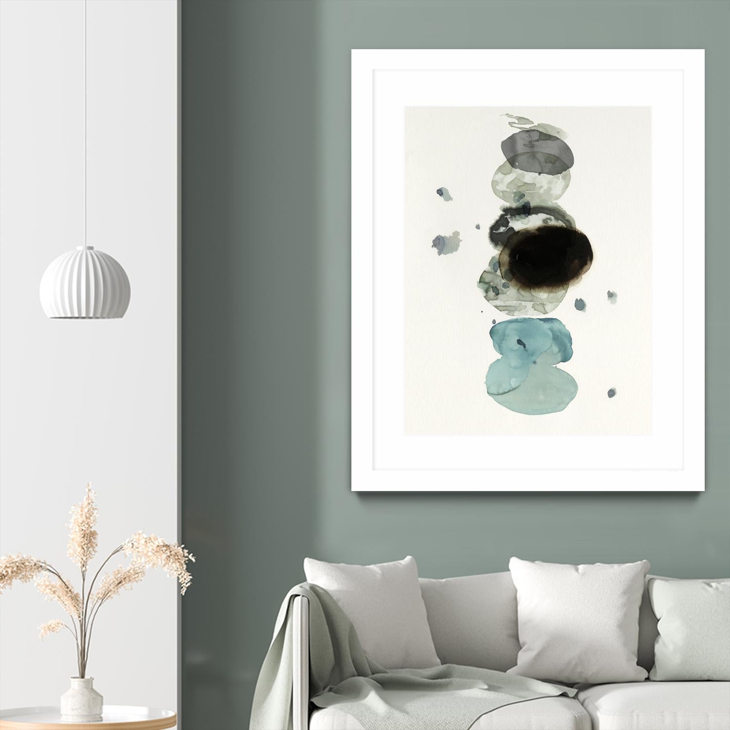 In Order I by PI Studio on GIANT ART - green abstract