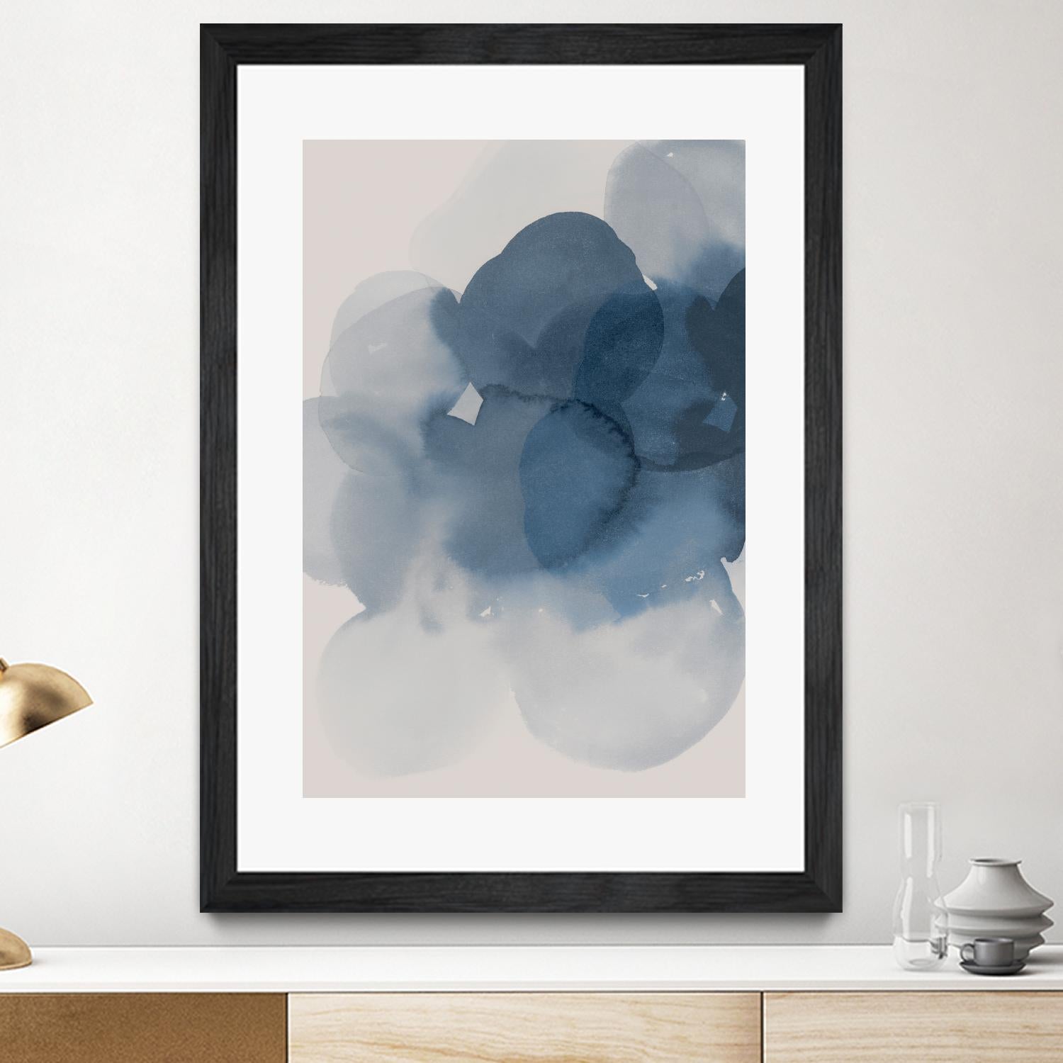 Beside the Sea I by PI Studio on GIANT ART - blue abstract