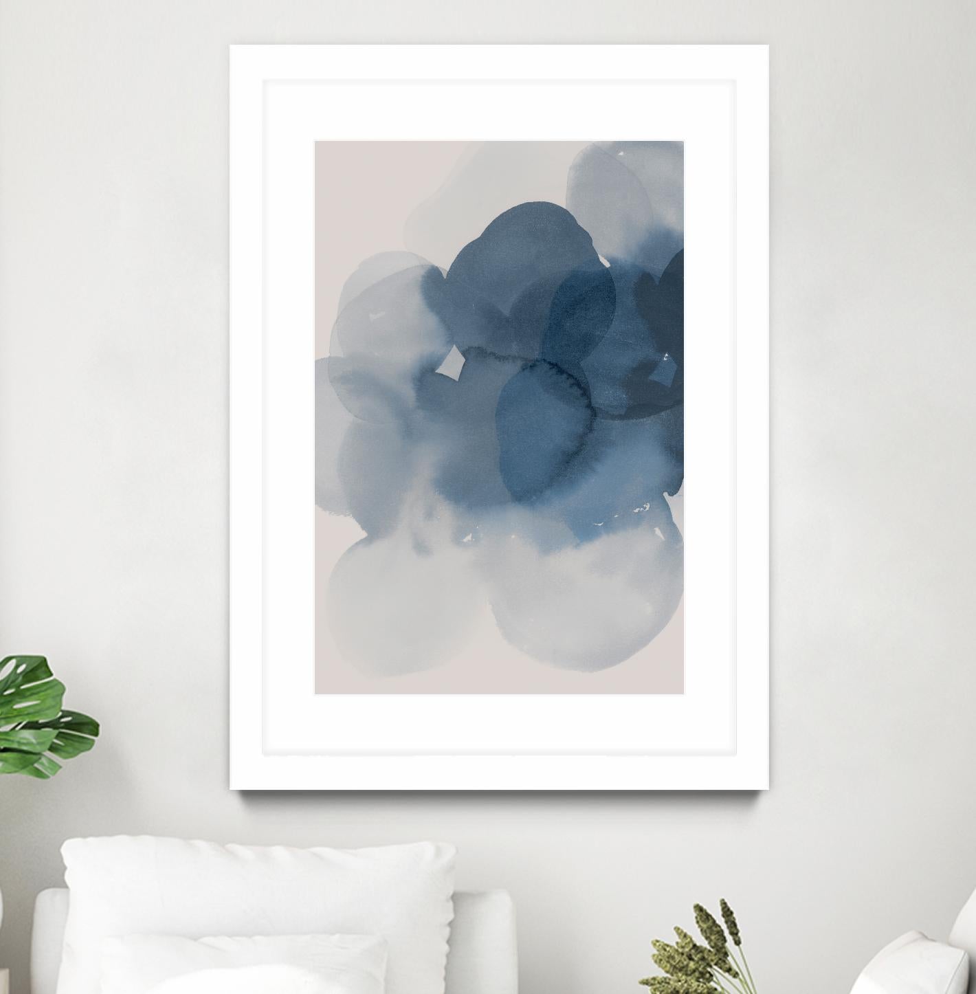 Beside the Sea I by PI Studio on GIANT ART - blue abstract