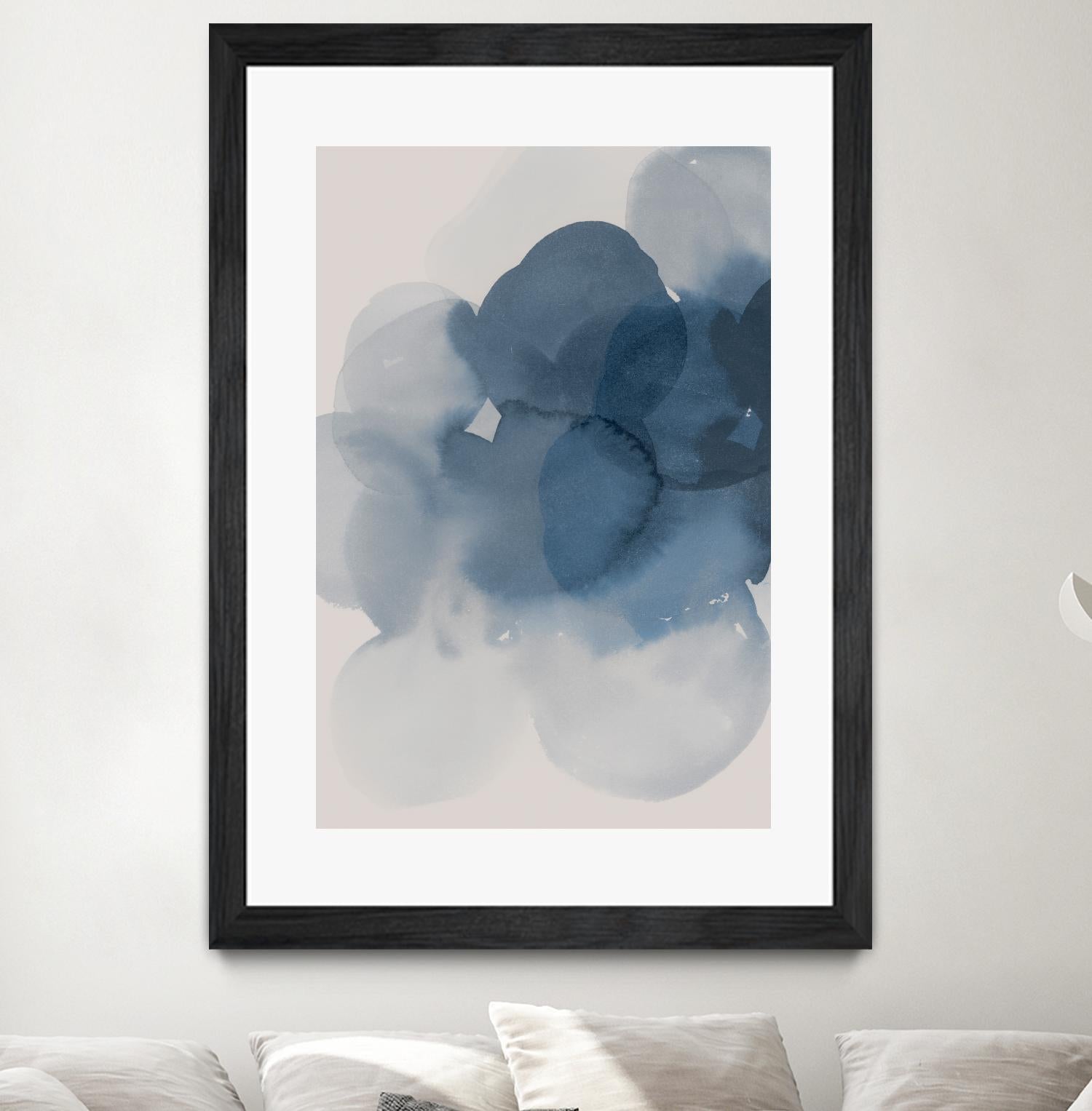 Beside the Sea I by PI Studio on GIANT ART - blue abstract