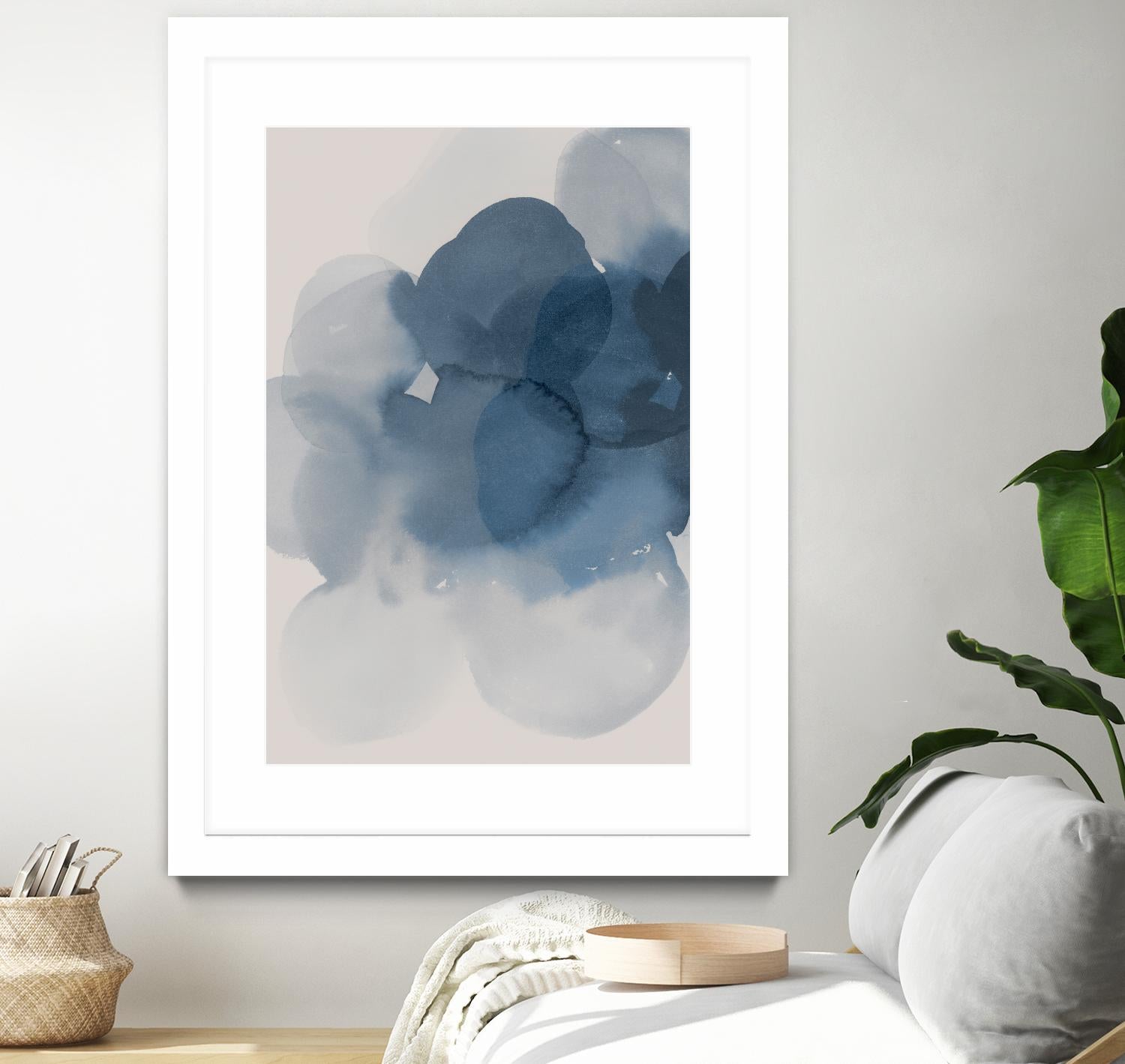 Beside the Sea I by PI Studio on GIANT ART - blue abstract