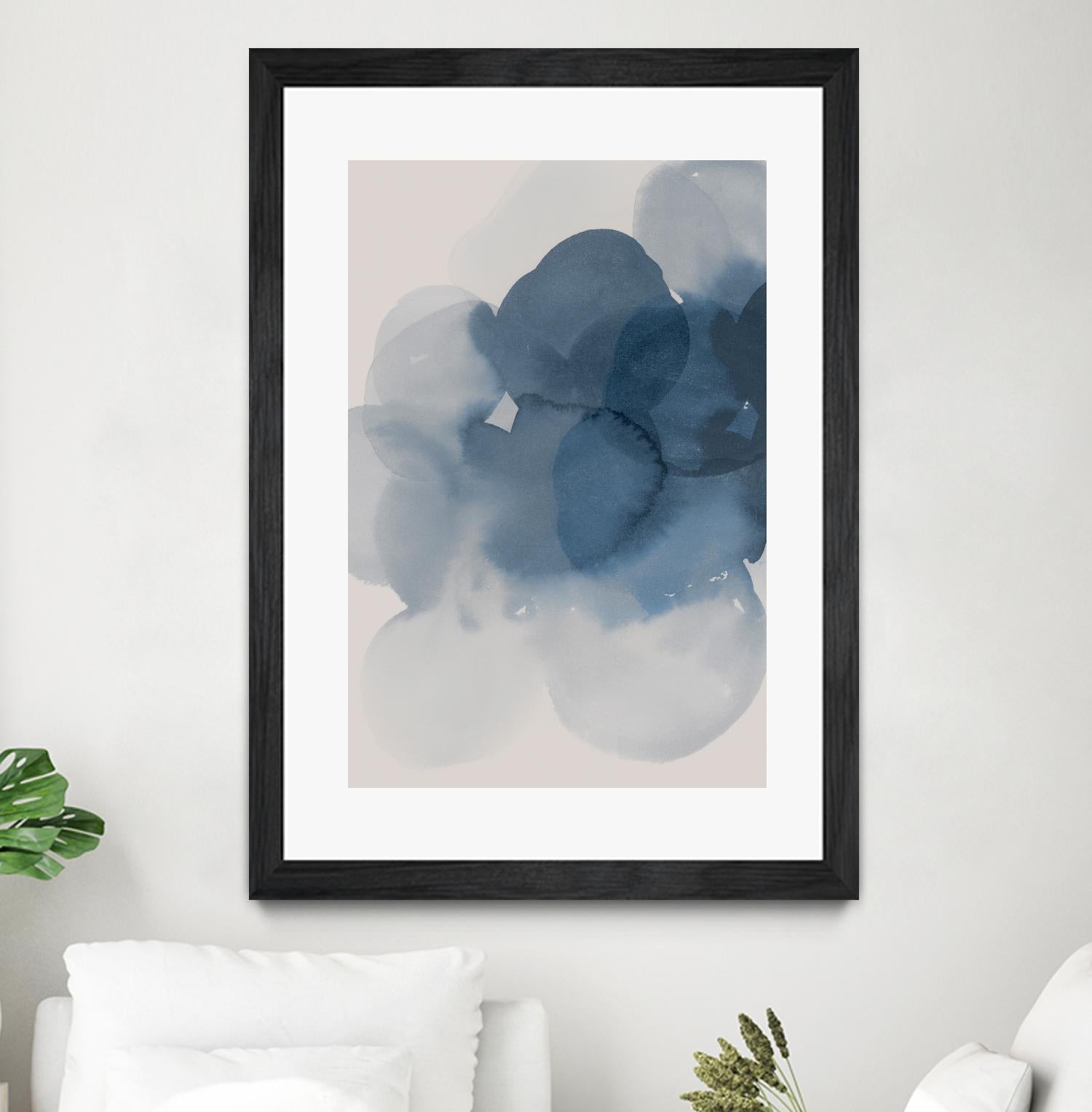 Beside the Sea I by PI Studio on GIANT ART - blue abstract